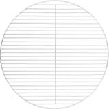 vidaXL Barbecuerooster rond Ø54 cm 304 roestvrij staal