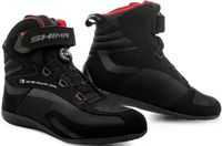 SHIMA EXO VENT MEN BLACK, Summer Ventilated Mesh Mens Motorcycle Boots met ATOP Sluitingssysteem (Zwart, 44)