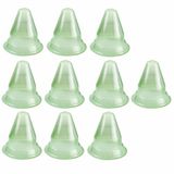 Windhager Plantenhoed, zonnehoed, kweekbel, plantenbescherming tegen vorst, hagel, zon, slakken, vogels, set van 10, Ø 24 cm, groen 05589