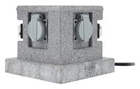 stekkerdoos ZENITECH Tuinklem IP44 4 x 16A + 2 kabelschakelaars H07RN-F 3G1,5mm², 4,5 m