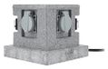 stekkerdoos ZENITECH Tuinklem IP44 4 x 16A + 2 kabelschakelaars H07RN-F 3G1,5mm², 4,5 m