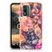B2Ctelecom Nokia XR21 | Flexibel TPU Case | Bosje Bloemen