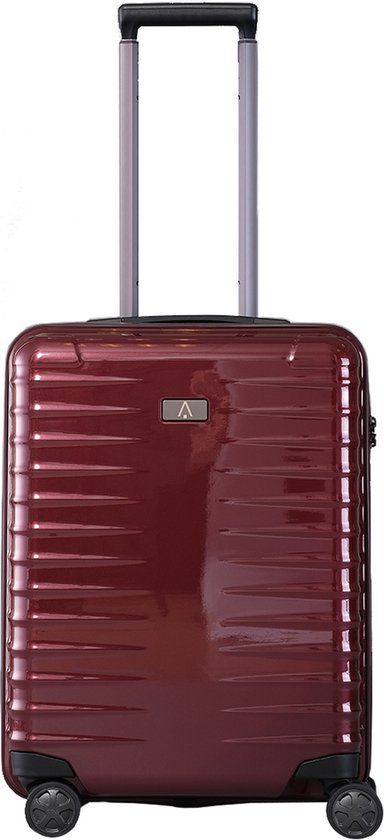 Titan Litron Handbagage Harde Koffer - 55 cm - Rood - Polycarbonaat - 4 Wielen