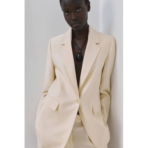 Mango Regular Blazer Beige