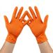 KMINA Diamant Nitril Handschoenen M (50 stuks) - Oranje