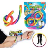 Toi-Toys Super Rekbaar Touw Rainbow Blister a 2 stuks