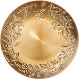Inge-glas Inge Christmas Kerstdiner Onderborden - 2 stuks - 33 cm - Kunststof - Goud Bladeren Opdruk