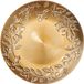 Inge-glas Inge Christmas Kerstdiner Onderborden - 2 stuks - 33 cm - Kunststof - Goud Bladeren Opdruk