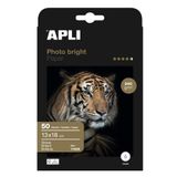 APLI 11926 Pakken fotopapier blanc 130x180mm technologie jet d'encre