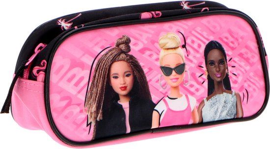 Barbie Etui Meerkleurig Kunststof Hard case