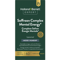 Holland & Barrett Expert Saffraan Complex Mental Energy Liposomaal - 60 capsules