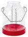Kerbl - Melkemmer 30 liter met schaal rood strijkhoogte 143-151050