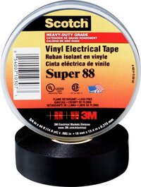 Scotch SUPER88 Isolatietape - Zwart - 19mm x 20m - 1 Stuk