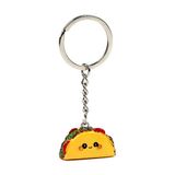 Puckator Mexicaanse Taco hars sleutelhanger, Foodiemals verzamelgadgets, geel, Taglia unica