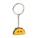 Puckator Mexicaanse Taco hars sleutelhanger, Foodiemals verzamelgadgets, geel, Taglia unica