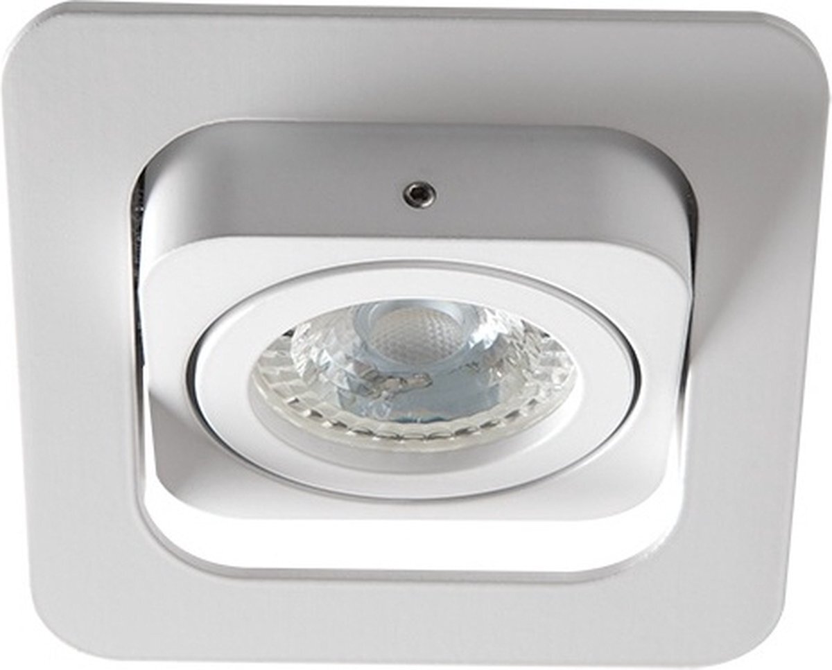 Kanlux S.A. LED GU10 inbouwspot wit vierkant - Enkelvoudig voor 1 LED GU10 spot