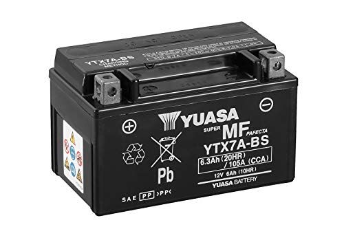 Yuasa YTX7A-BS MF Moto batterij