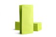 Alvotex CHIC Airlaid 50 servetten, 1/8 plooien lijkt op stof, hoogwaardig wegwerpservet, 39x40cm, Kiwi (AIR-B39x40)