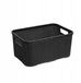 BranQ Rattan Mand 10L - Grijze Opbergmand met Handvatten