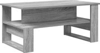 vidaXL Salontafel Sonoma-grijs, 90 x 50 x 40 cm, houtvezel