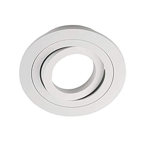 Wonderlamp Classic w-e00102 Pack inbouwspots rond met GU10 fitting - 5 stuks - wit