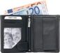 LeonDesign - Portemonnee - Zwart - Leer - Billfold - 10 Pasjes