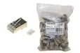 Link 100 stuks 8-polige Cat 6 afgeschermde RJ45 connectoren met flexibele kabelinzet
