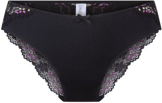 LingaDore DAILY lace Slip Zwart Multi S