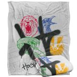 HARRY POTTER Silky Touch superzachte plaid 152 x 127 cm