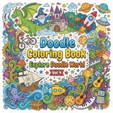 Explore Doodle World Vol. 4: Doodle Coloring Book