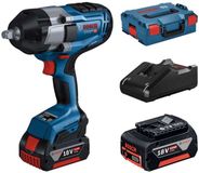 Bosch 18V Accu-slagmoersleutel GDS 18V-1000, 2x 5.0Ah Accu, Snellader, L-BOXX