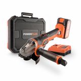 Powerplus Dual Power accu haakse slijper POWDP35150 - 20V slijpmachine - slijpschijf 115mm ᴓ, met accu 5.0-2.5Ah en lader