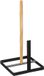 5Five Keukenrolhouder Masterplan - ijzer/hout - 15 x 30 cm - zwart