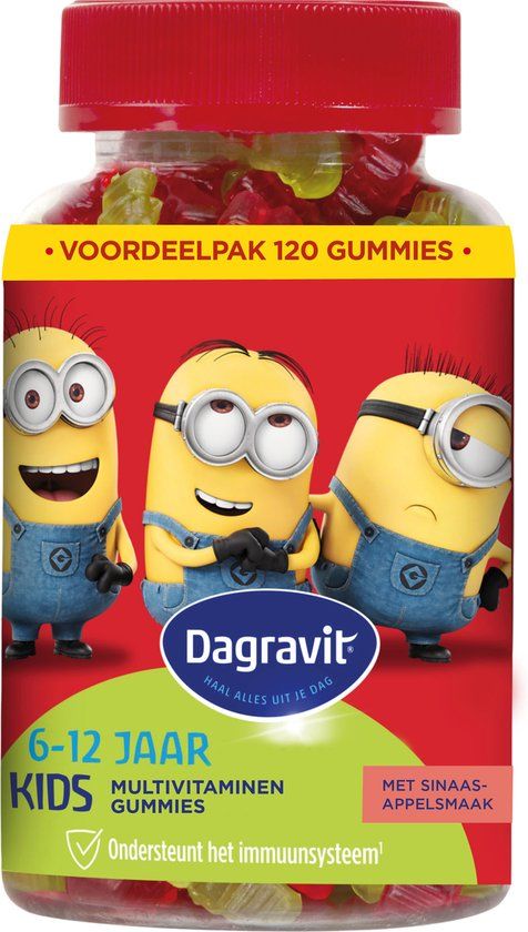 Dagravit Kids Vitaminions Multivitaminen 6-12 jaar - 120 Gummies