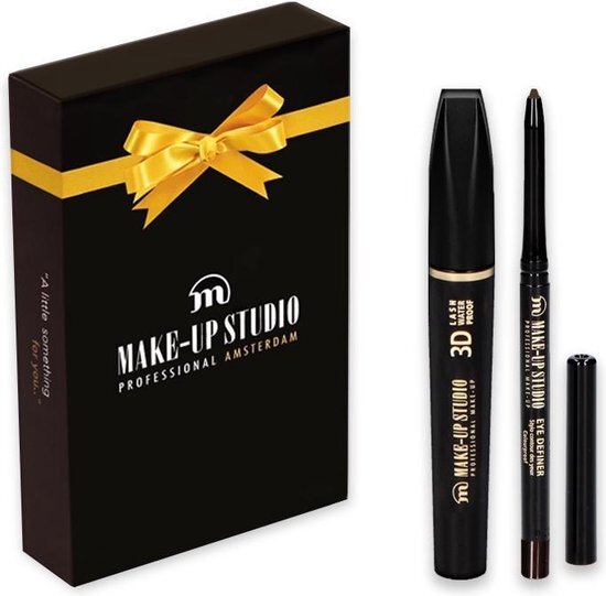 Make-up Studio - Kerst Giftbox vrouw met 2 producten - Mascara Waterproof + Eye Definer