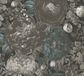 Living Walls WEELDERIGE BLOEMEN BEHANG | Vintage - Zwart Grijs Blauw - Michalsky 5
