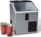 Klarstein IJsblokjesmachine - Roestvrij staal, 15 kg/24 h, Bol & shaved ice, 1,8 L watertank, LCD-display, Compact