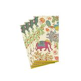 Caspari servetten Guest Le Jardin de Mysore, stof, meerkleurig, 16,25 x 20 x 0,02 cm, 15 stuks