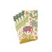 Caspari servetten Guest Le Jardin de Mysore, stof, meerkleurig, 16,25 x 20 x 0,02 cm, 15 stuks