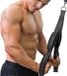 Corde à triceps, câble de traction, 33 cm/67 cm, entraînement de tirage triceps extra long avec 2 paires de poignées, câble de fitness, corde à triceps pour bandes de résistance, poignées antidérapantes, biceps
