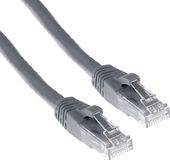 ACT Câble patch U/UTP CAT6A gris 4 mètres snagless avec connecteurs RJ45 IB3004