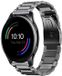 Strap-it Titanium Smartwatch bandje - Geschikt voor OnePlus Watch - Grafiet