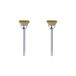 Dremel 536-02 messing borstels (2 Pack), 1/2"