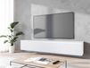 DONATIEN Meuble tv-hifi 2 portes battantes 180 cm blanc