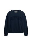 Superdry Athletic Essentials tonal sweatshirt met ronde hals en appliqué - Dames - Truien
