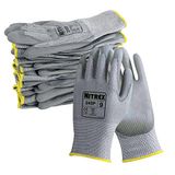 Unigloves Nitrex 245P herbruikbare snijbestendige handschoenen met Unigloves NitreGuard-technologie, PU palmcoating, snijbestendige voering, in grijs