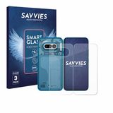 Savvies 3 Stuks Screenprotector voor Nothing Phone (4a) - Voor+Achter - Glas Transparant