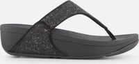 FitFlop Lulu Glitter Teenslippers Dames Zwart Maat 39