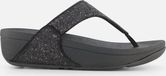 FitFlop Lulu Glitter Teenslippers Dames Zwart Maat 39