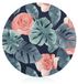 Merkloos Aquarel Monstera Patroon Hakblok voor de Keuken